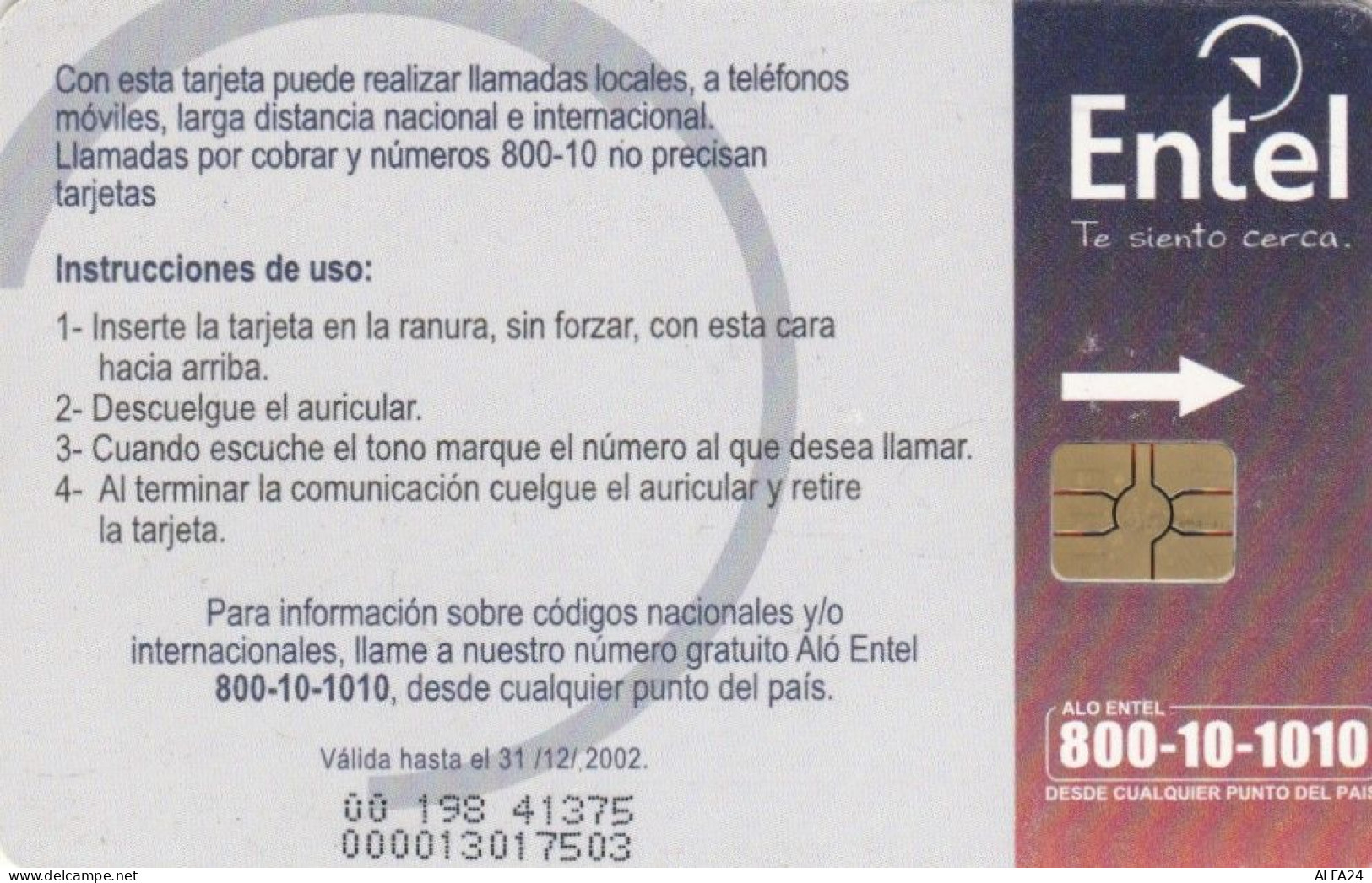 PHONE CARD BOLIVIA  (E102.38.8 - Bolivie