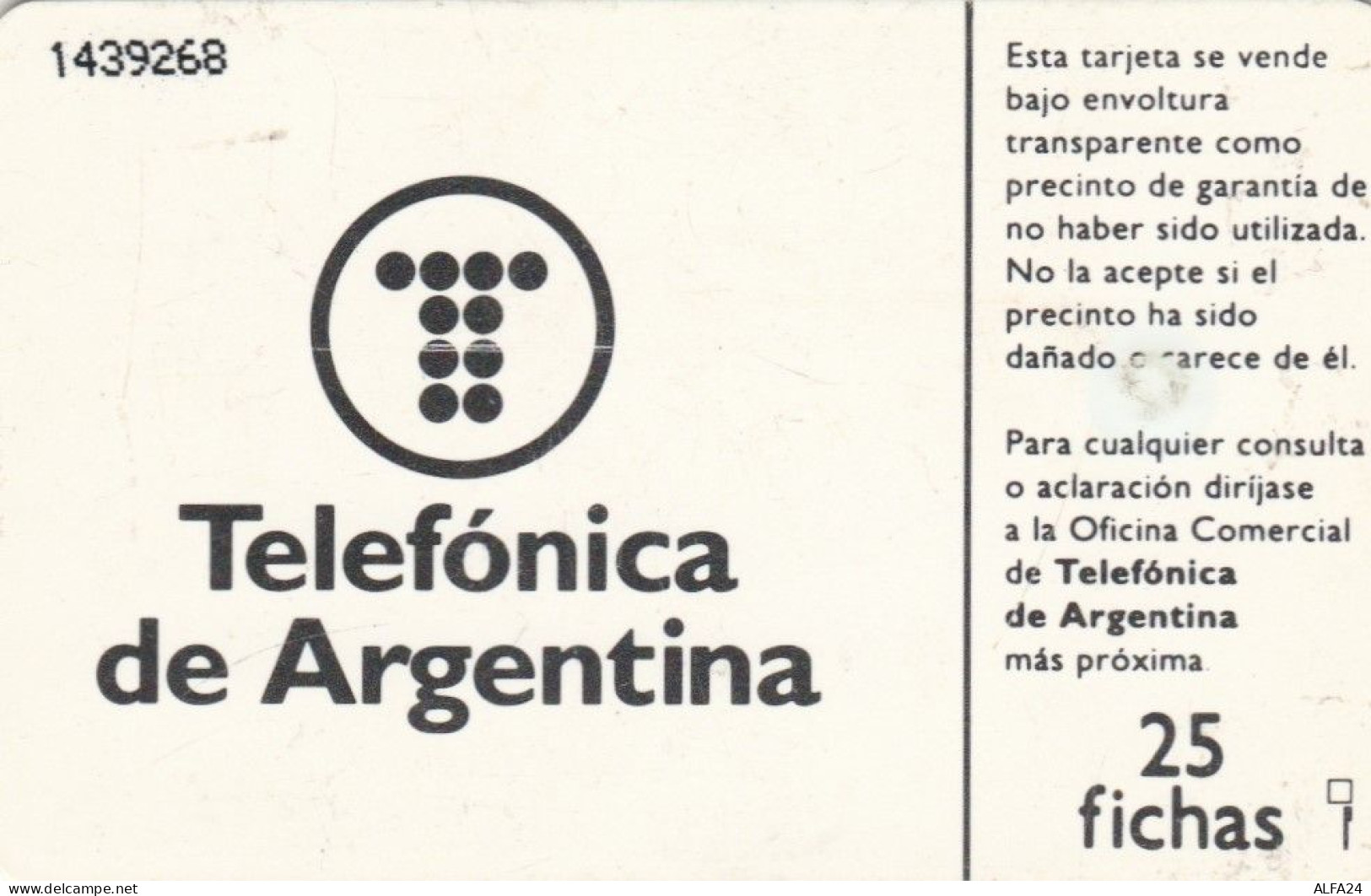 PHONE CARD ARGENTINA  (E102.26.2 - Argentina