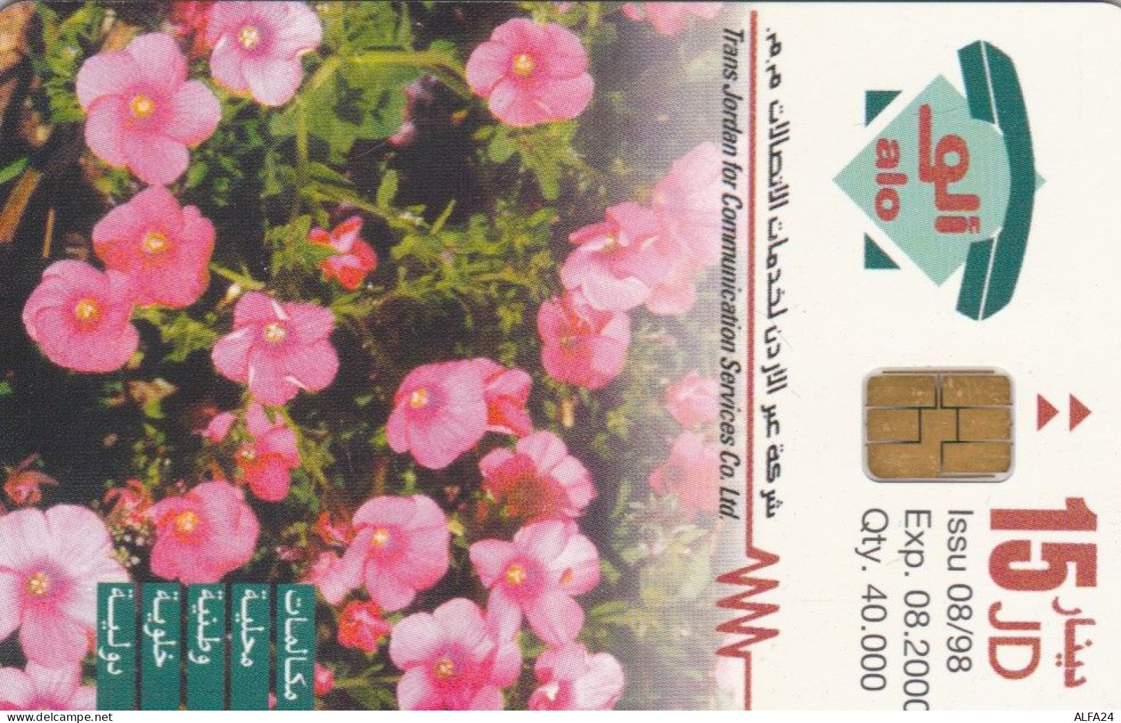 PHONE CARD GIORDANIA  (E102.21.3 - Jordan