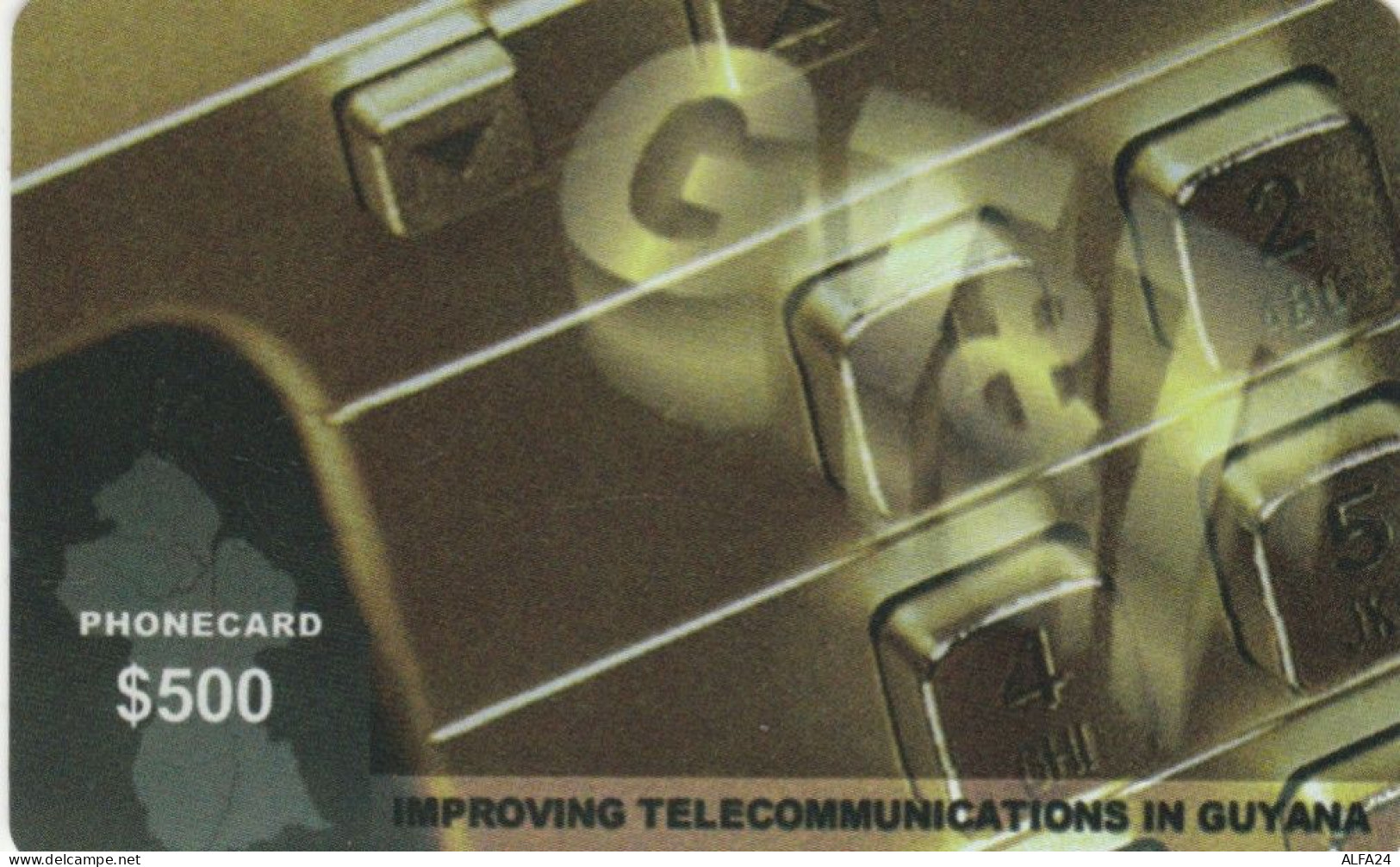 PREPAID PHONE CARD GUYANA  (E102.21.8 - Guyana