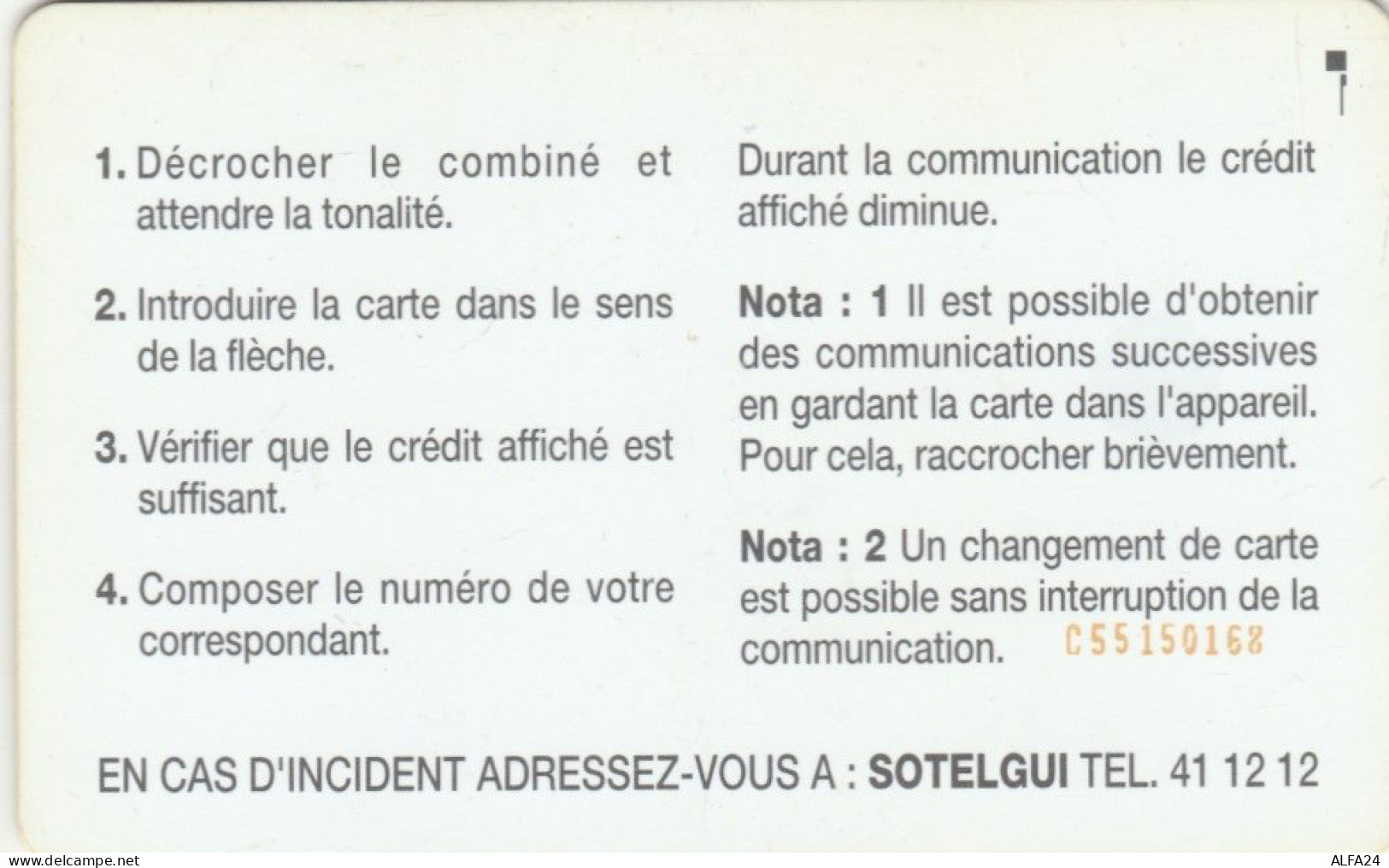 PHONE CARD GUINEA  (E102.18.6 - Guinée