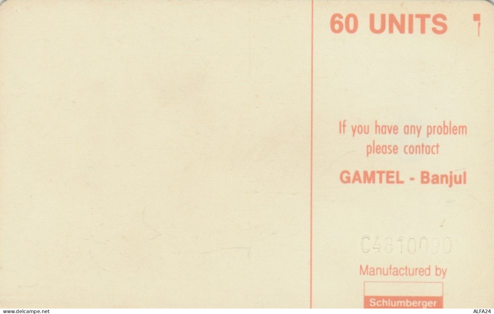 PHONE CARD GAMBIA  (E102.17.4 - Gambie
