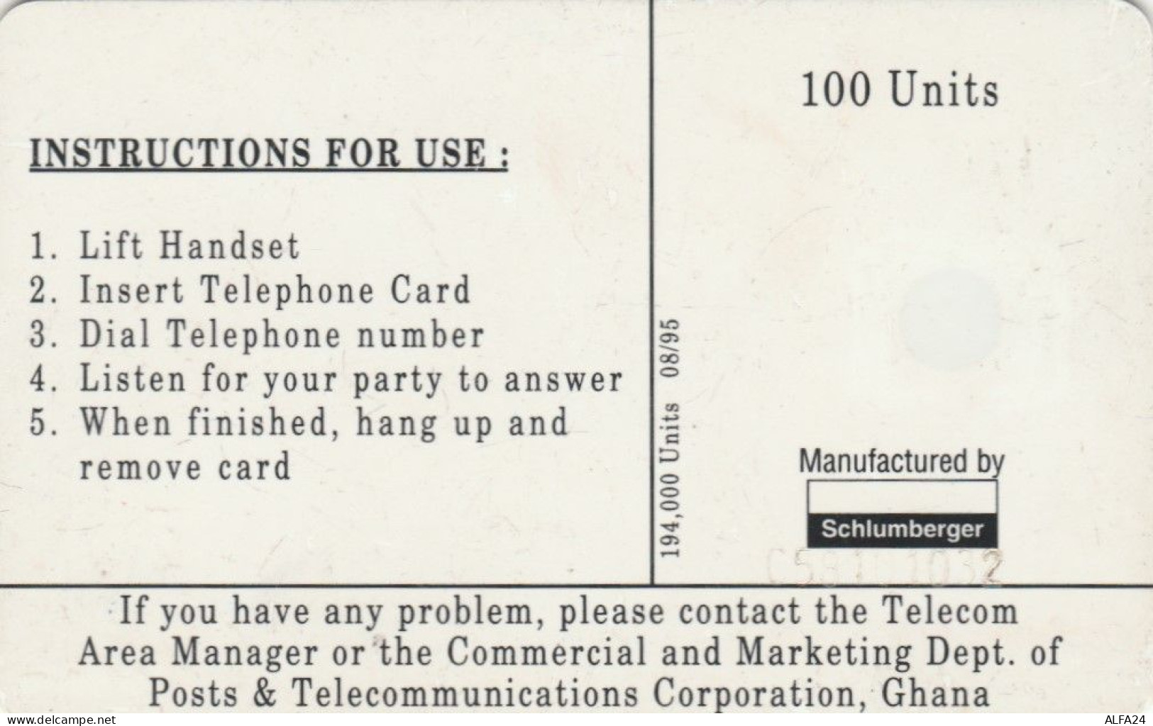 PHONE CARD GHANA  (E102.16.8 - Ghana