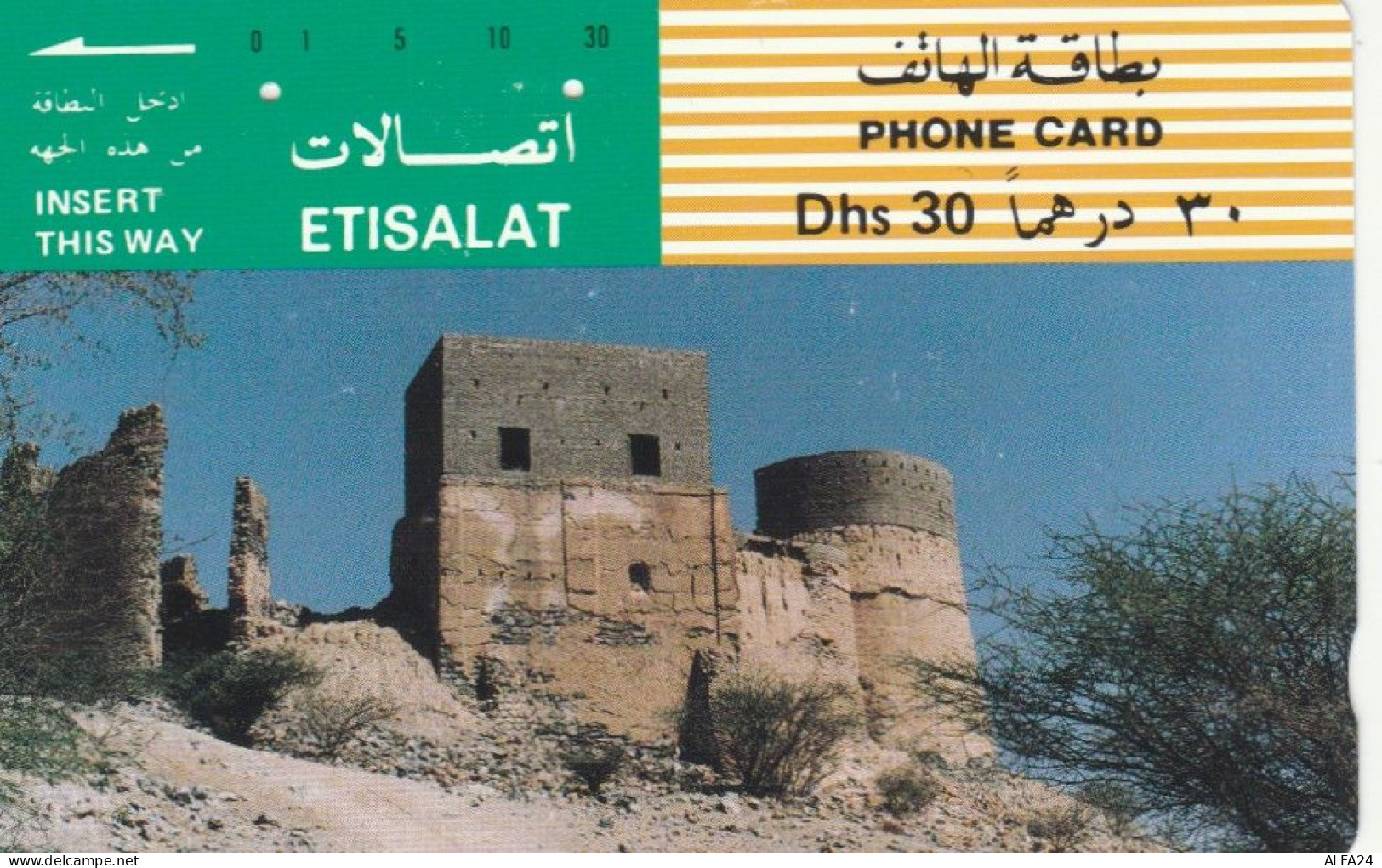 PHONE CARD EMIRATI ARABI  (E102.10.1 - Ver. Arab. Emirate