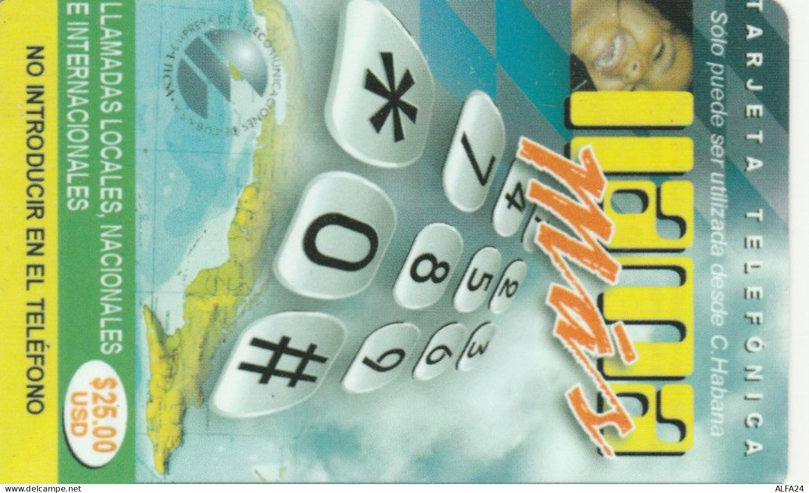 PREPAID PHONE CARD CUBA  (E102.4.7 - Cuba