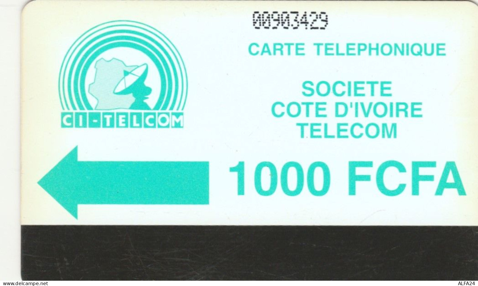 PHONE CARD COSTA D'AVORIO  (E102.3.8 - Côte D'Ivoire