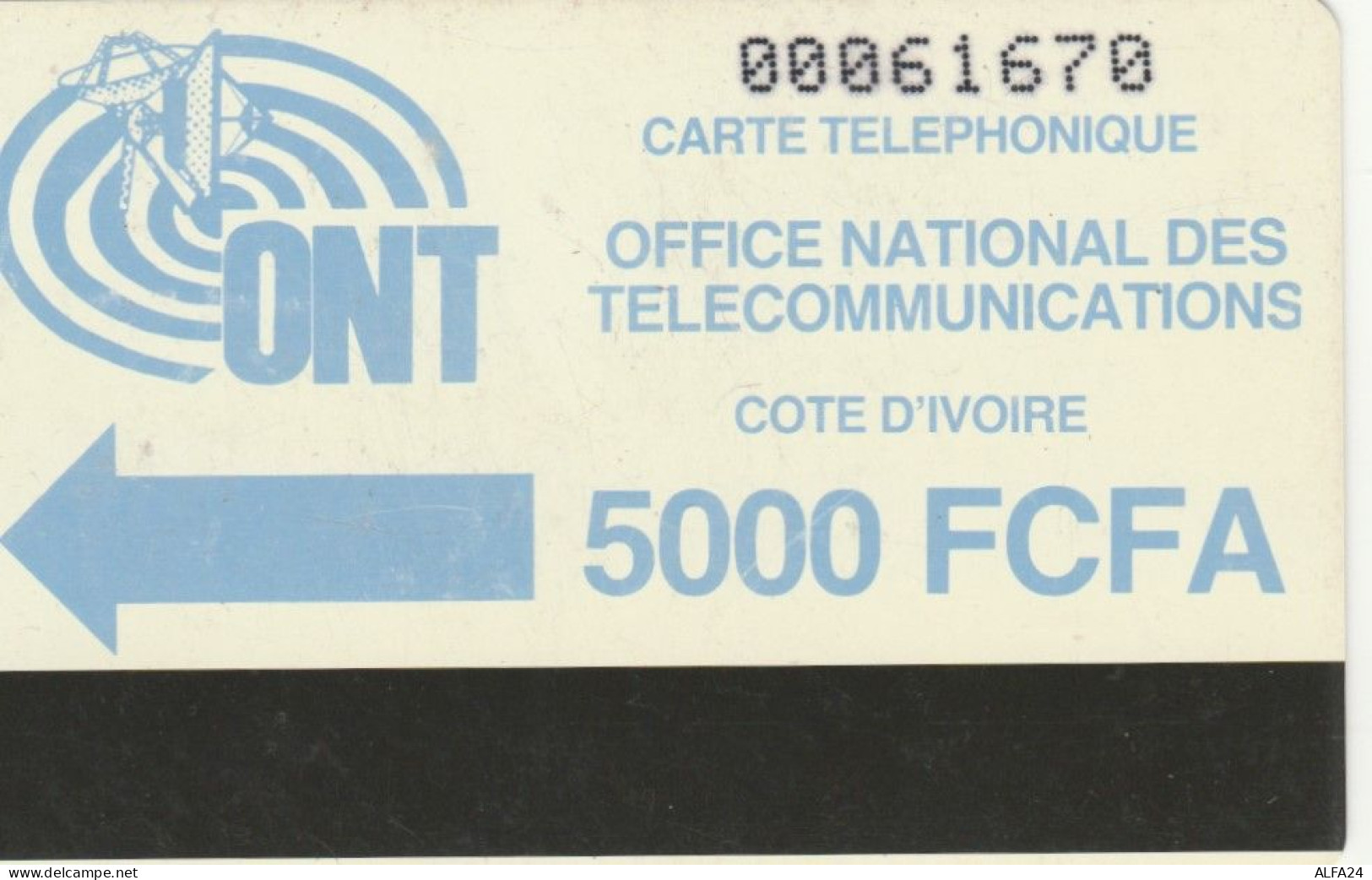 PHONE CARD COSTA D'AVORIO  (E102.4.1 - Côte D'Ivoire