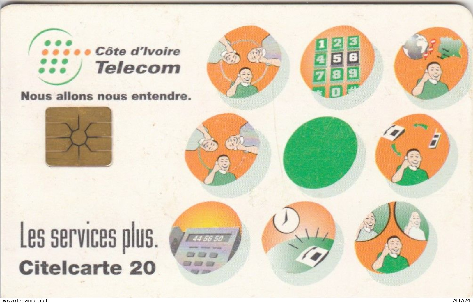 PHONE CARD COSTA D'AVORIO  (E102.3.1 - Ivoorkust