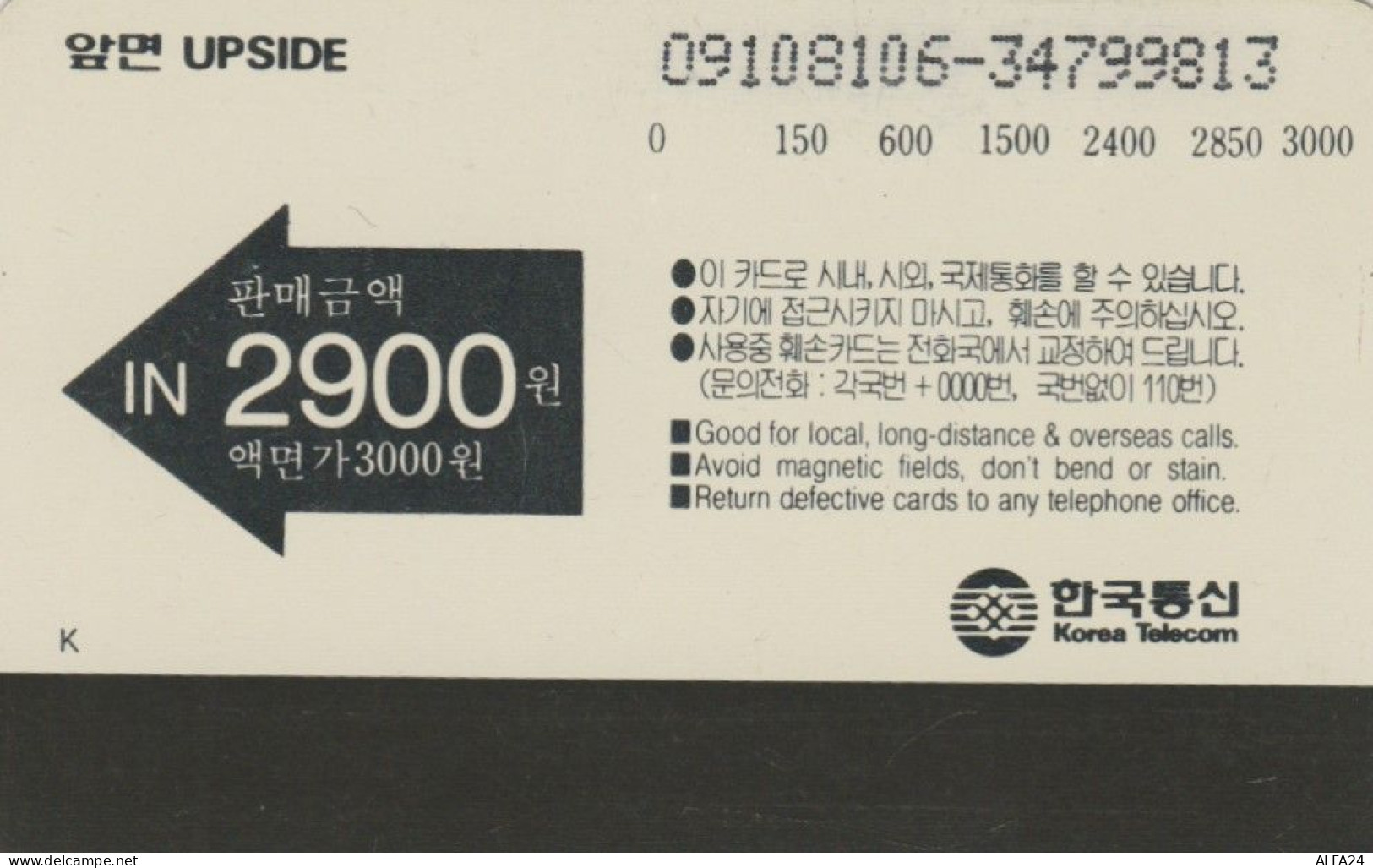 PHONE CARD COREA SUD  (E102.1.8 - Korea (Zuid)
