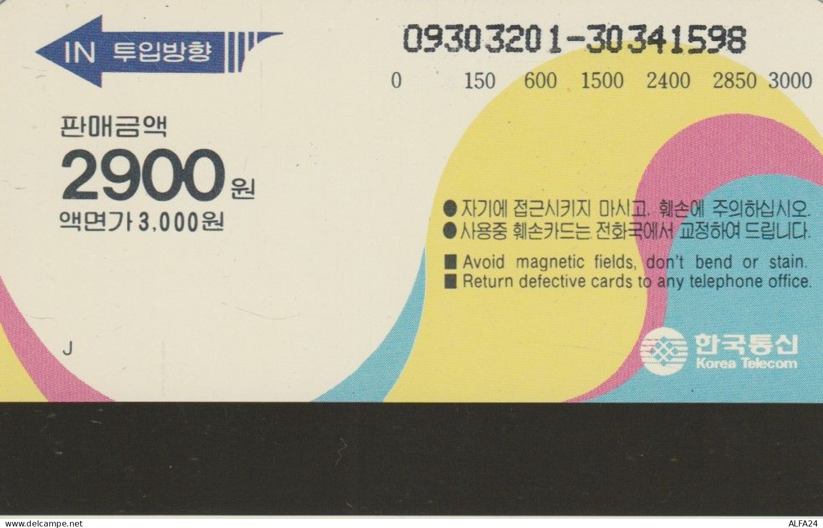 PHONE CARD COREA SUD  (E102.1.7 - Korea (Süd)