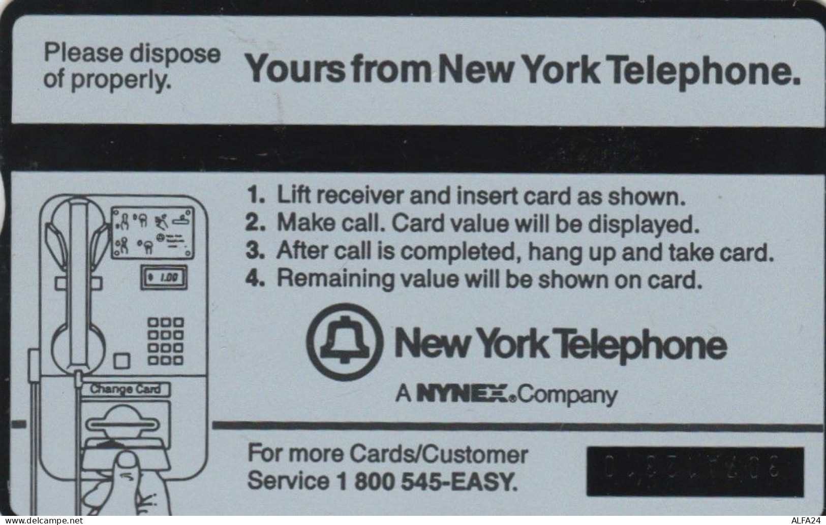 PHONE CARD STATI UNITI NYMEX (E103.47.2 - Nynex