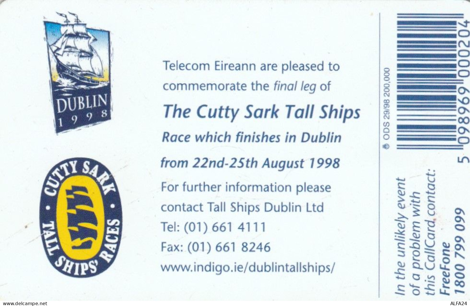 PHONE CARD IRLANDA (E103.36.8 - Irlande