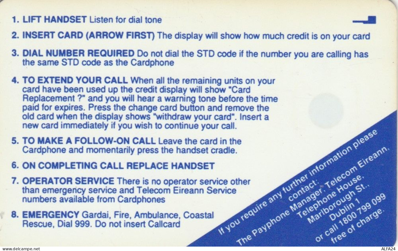 PHONE CARD IRLANDA (E103.36.5 - Ireland