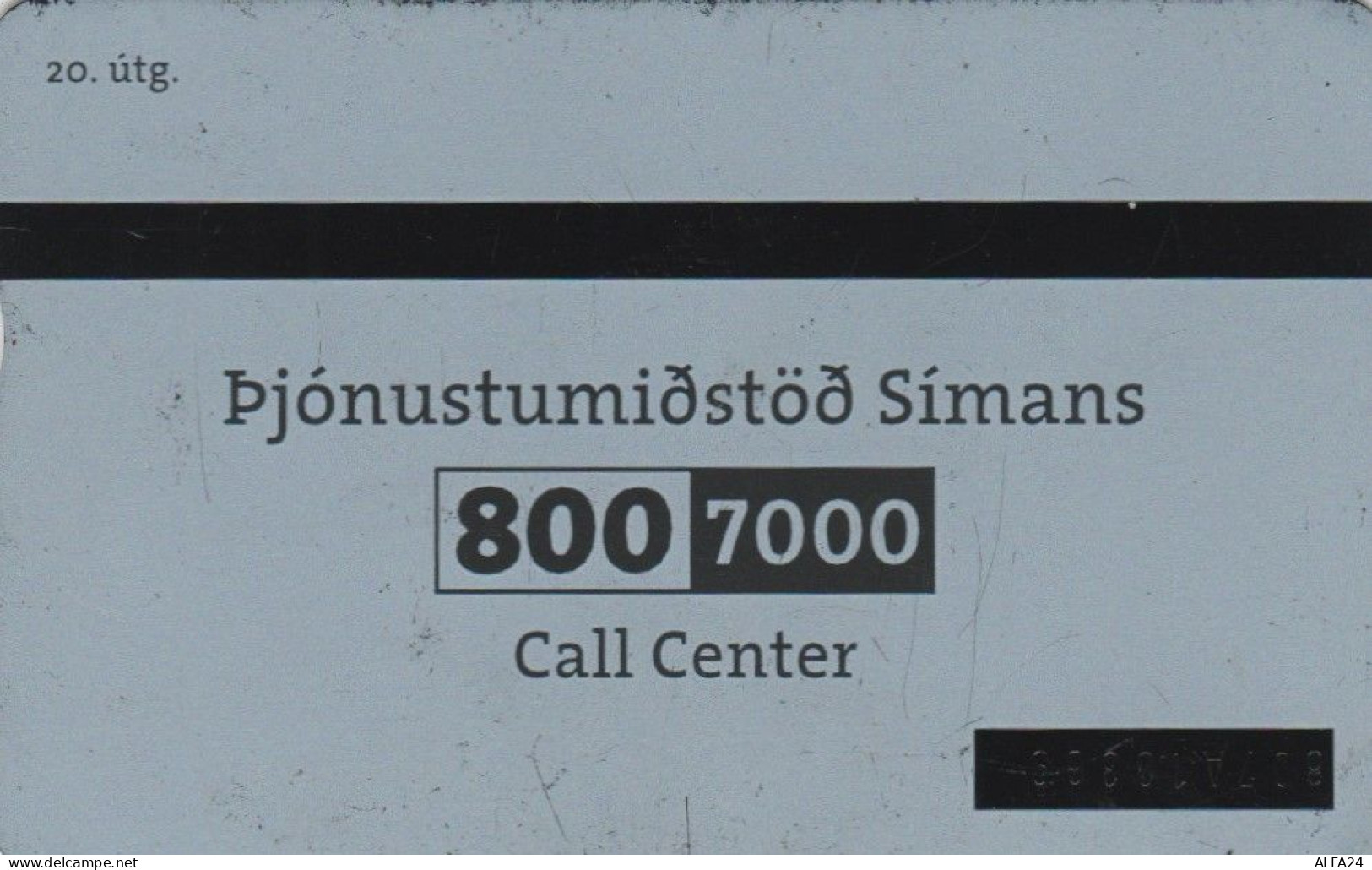 PHONE CARD ISLANDA (E103.35.4 - Iceland