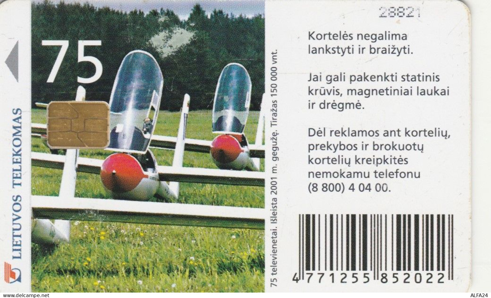 PHONE CARD LITUANIA (E103.31.7 - Lituanie