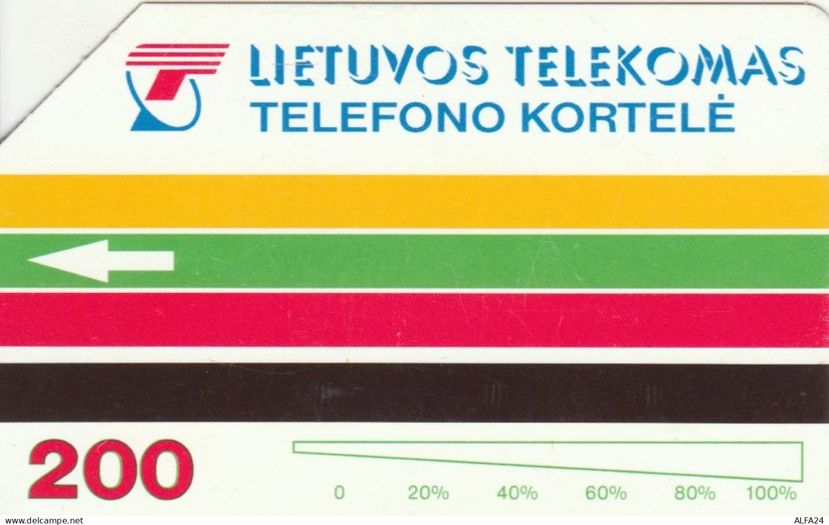 PHONE CARD LITUANIA URMET (E103.32.1 - Lituanie