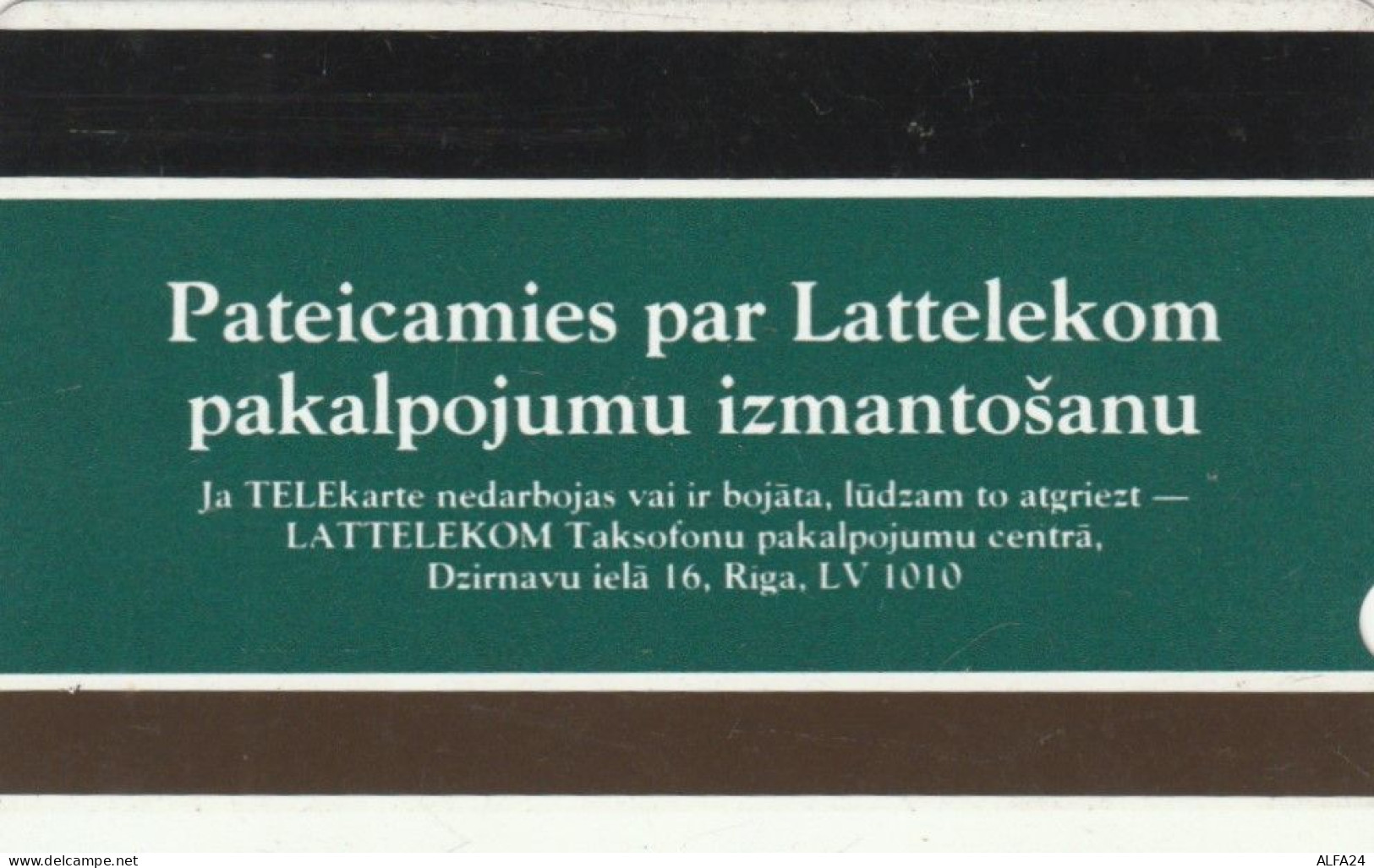 PHONE CARD LETTONIA (E103.31.4 - Lettland