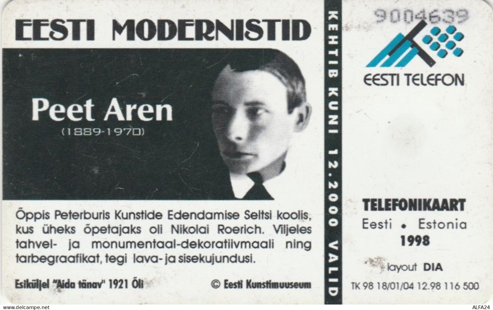 PHONE CARD ESTONIA (E103.9.6 - Estland