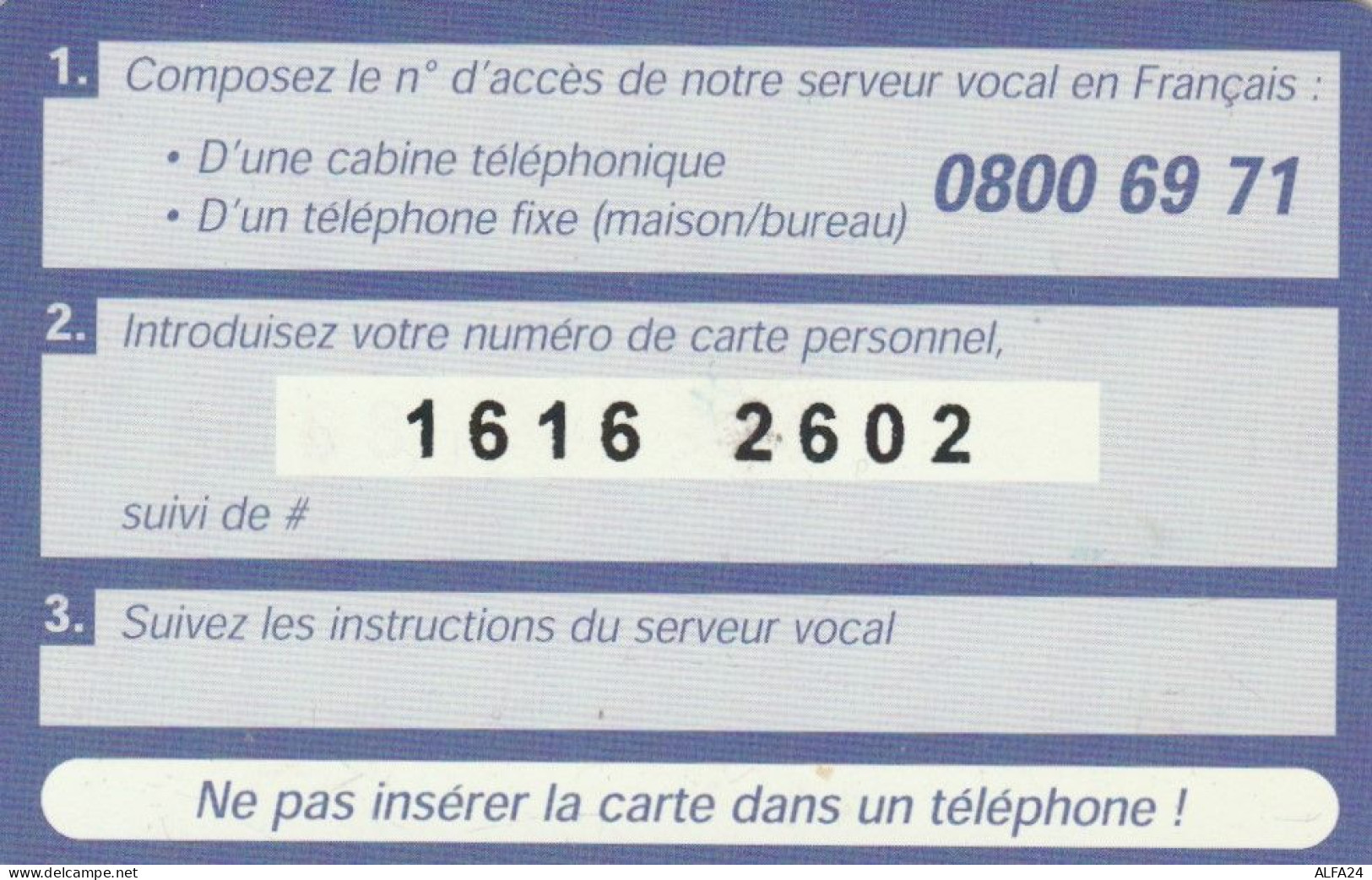 PREPAID LUSSEMBURGO (E103.6.4 - Luxembourg