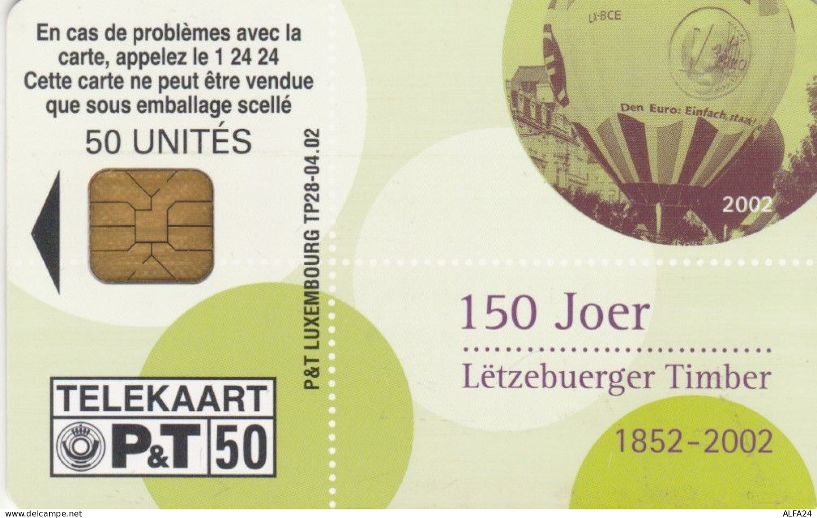 PHONE CARD LUSSEMBURGO (E103.4.8 - Lussemburgo