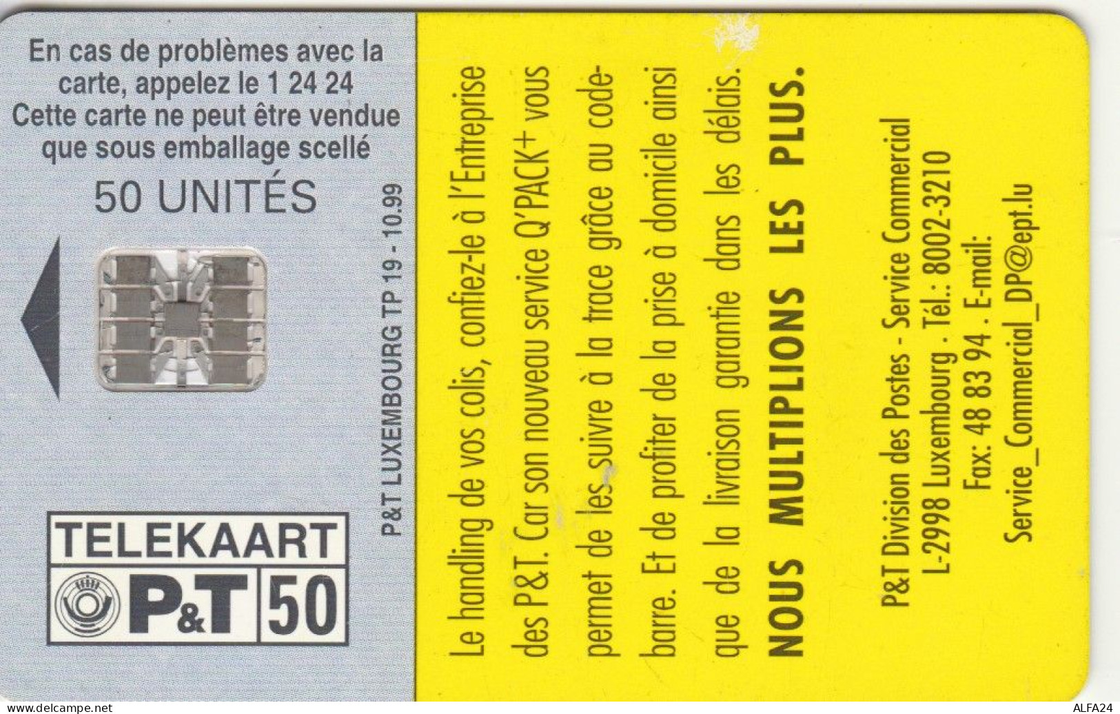 PHONE CARD LUSSEMBURGO (E103.4.5 - Luxembourg