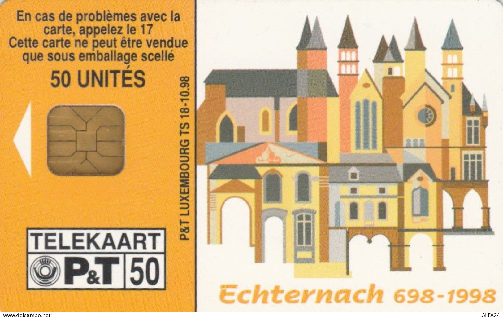 PHONE CARD LUSSEMBURGO (E103.3.6 - Lussemburgo