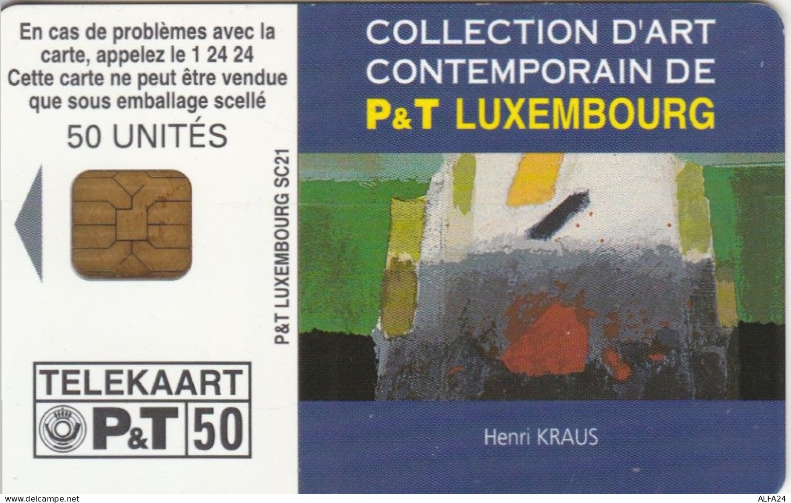 PHONE CARD LUSSEMBURGO (E103.4.1 - Luxemburgo