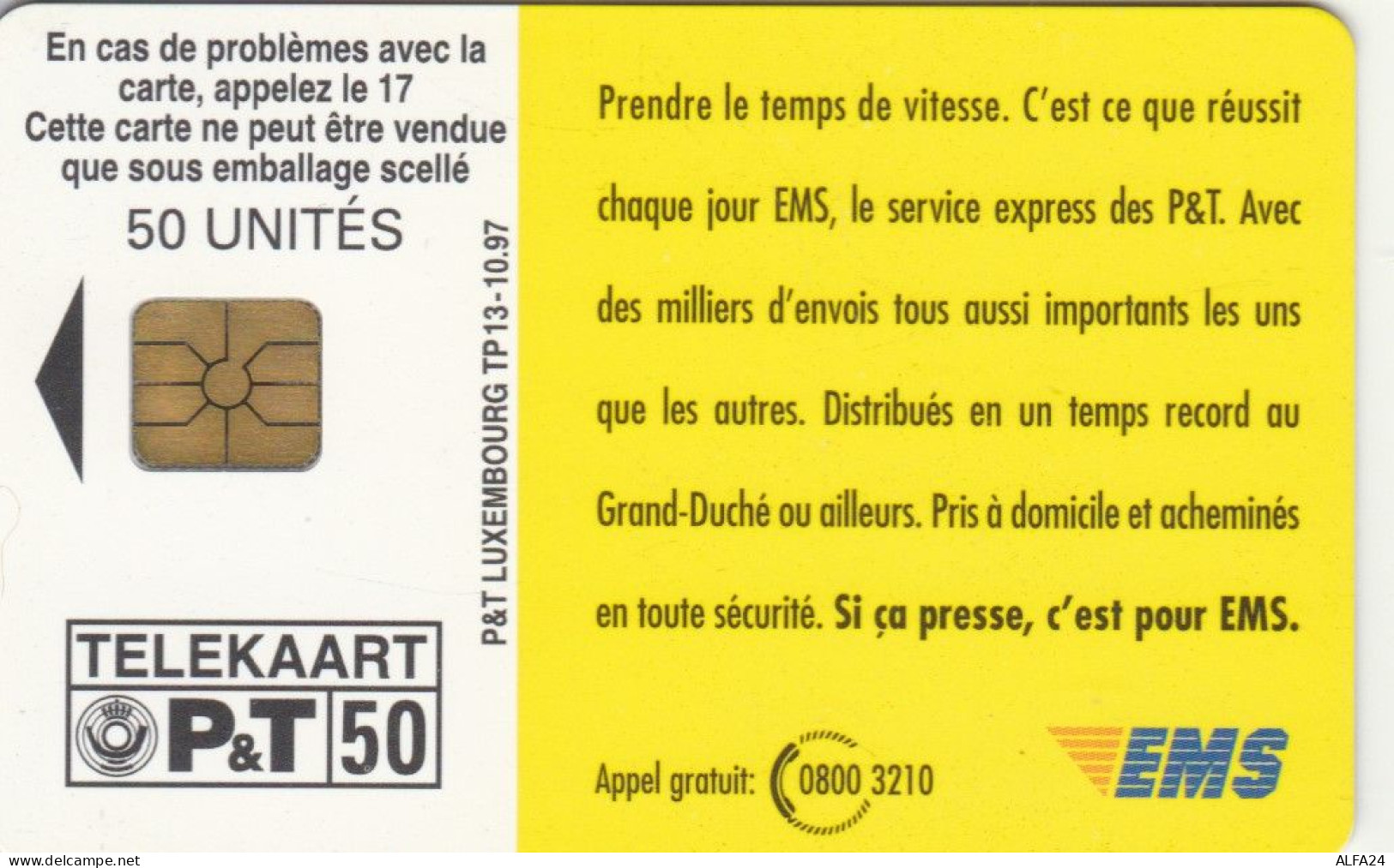 PHONE CARD LUSSEMBURGO (E103.3.1 - Lussemburgo