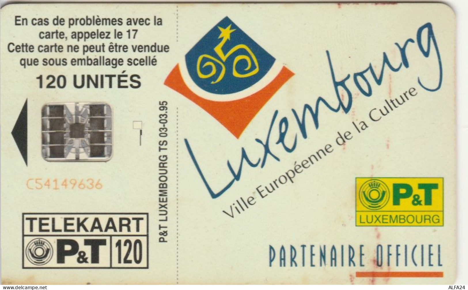 PHONE CARD LUSSEMBURGO (E103.2.5 - Lussemburgo