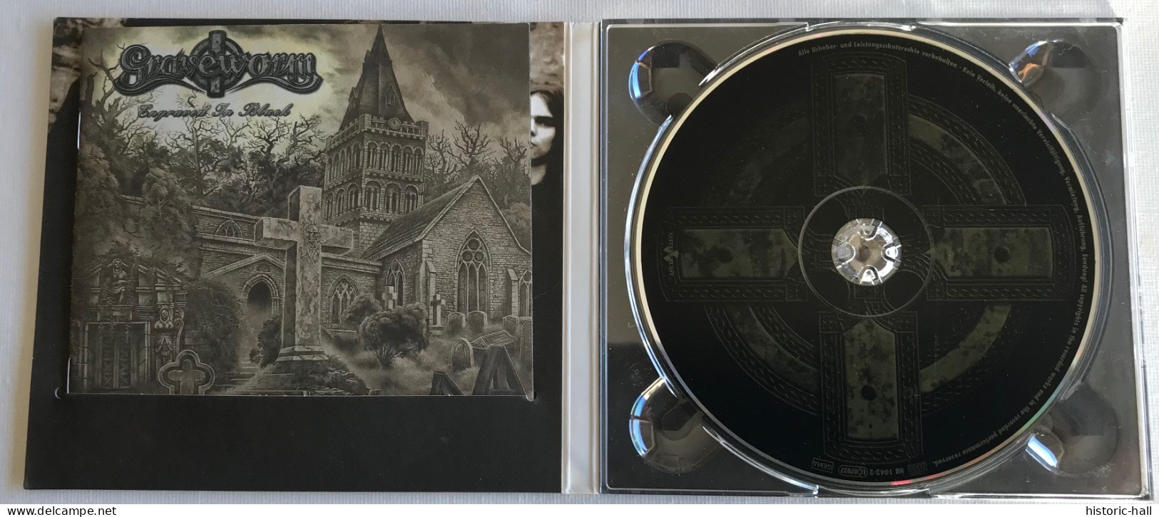 GRAVEWORM - Engraved In Black - CD Digipack - German Press - Hard Rock & Metal