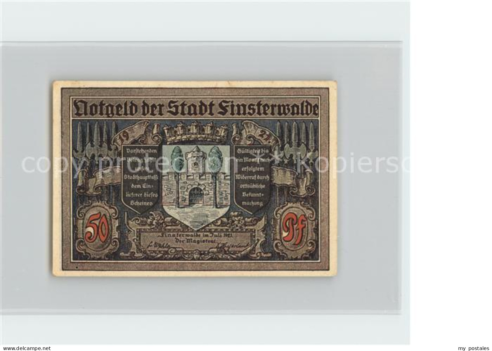 42220430 Finsterwalde Notgeld Finsterwalde - Finsterwalde