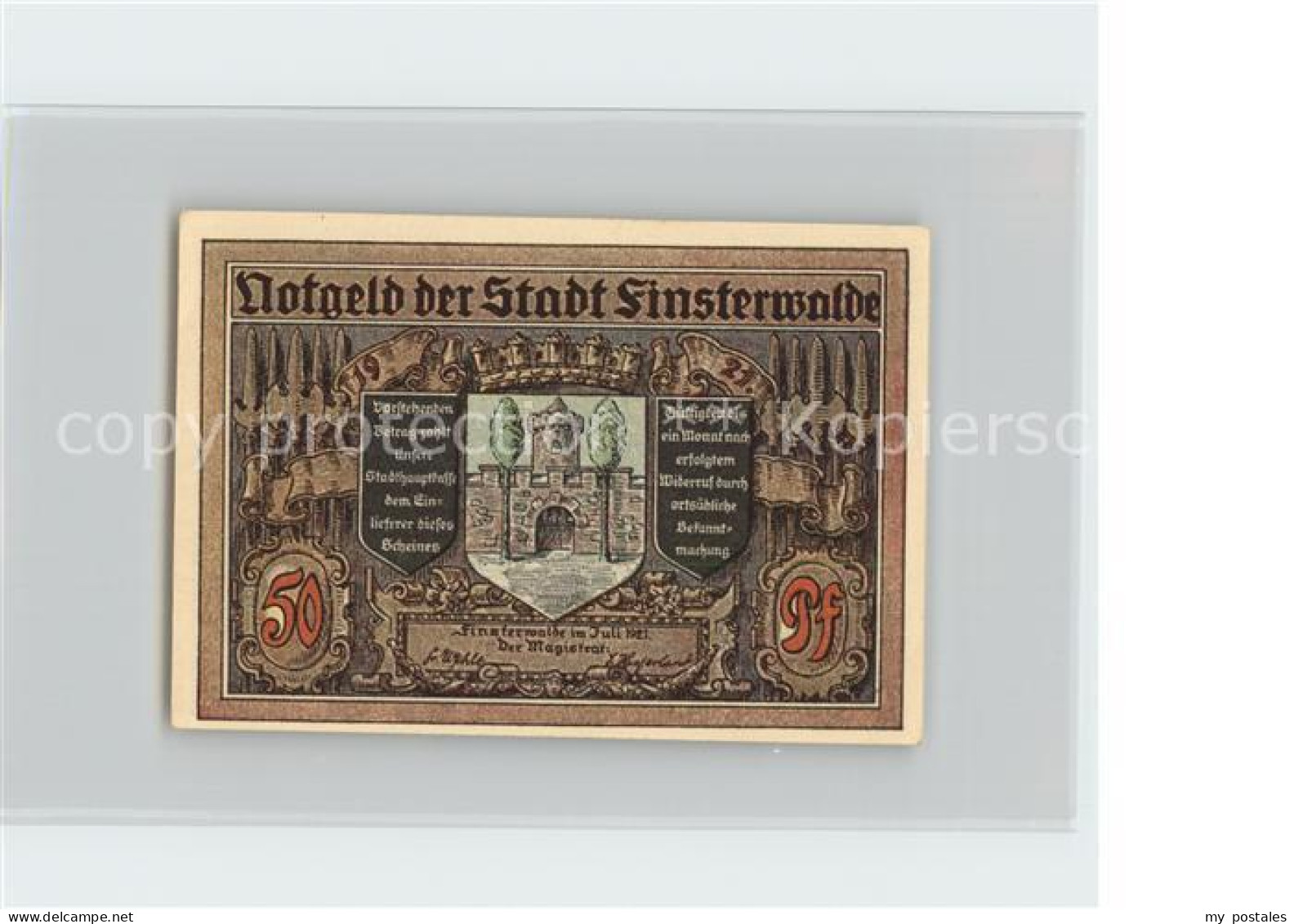 42220419 Finsterwalde Notgeld Finsterwalde - Finsterwalde