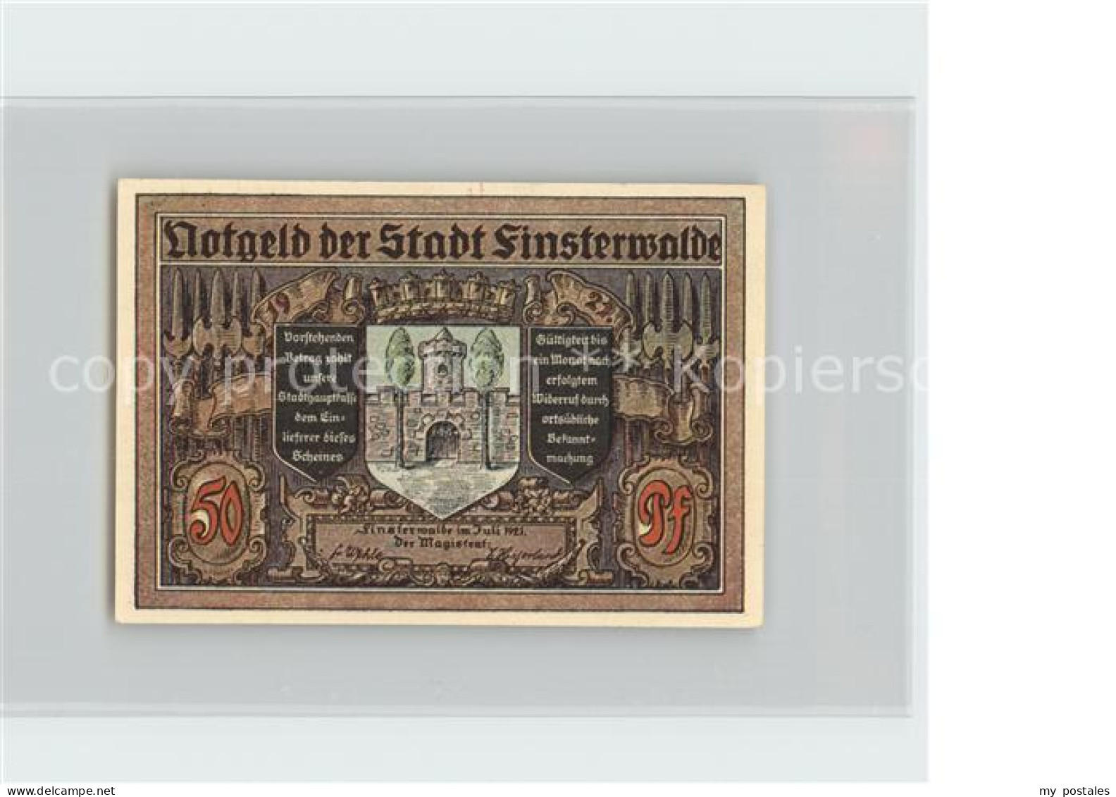 42220405 Finsterwalde Notgeld Finsterwalde - Finsterwalde