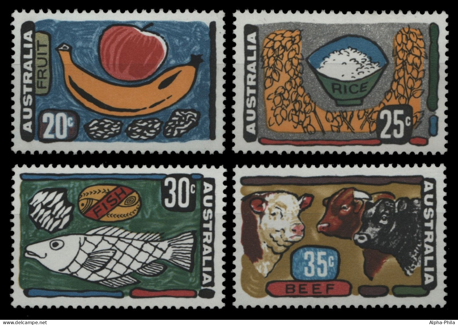 Australien 1972 - Mi-Nr. 491-494 ** - MNH - Grundstoffindustrie - Mint Stamps