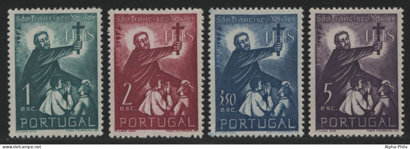 Portugal 1952 - Mi-Nr. 788-791 ** - MNH - Hl. Franz Xaver (I) - Ungebraucht