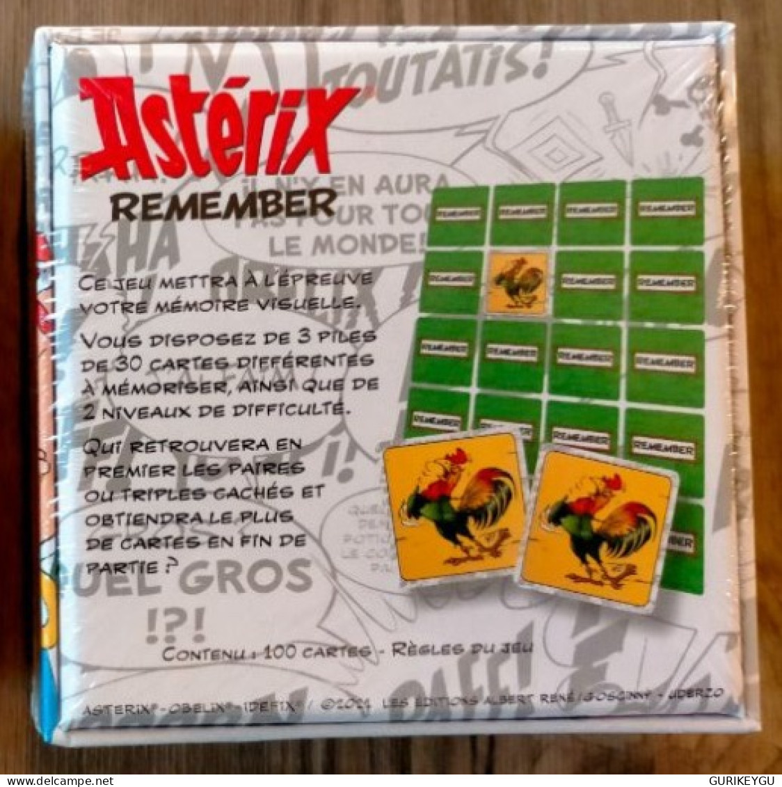 ASTERIX OBELIX IDEFIX  REMEMBER Jeu De Mémoire De Société NEUF Sous Blister Topi Games - Autres & Non Classés