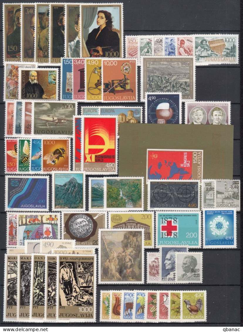 Yugoslavia Republic 1963-1992 (SFRJ period) Mi#1032-2533 compl. mint never hinged, surcharge stamps included