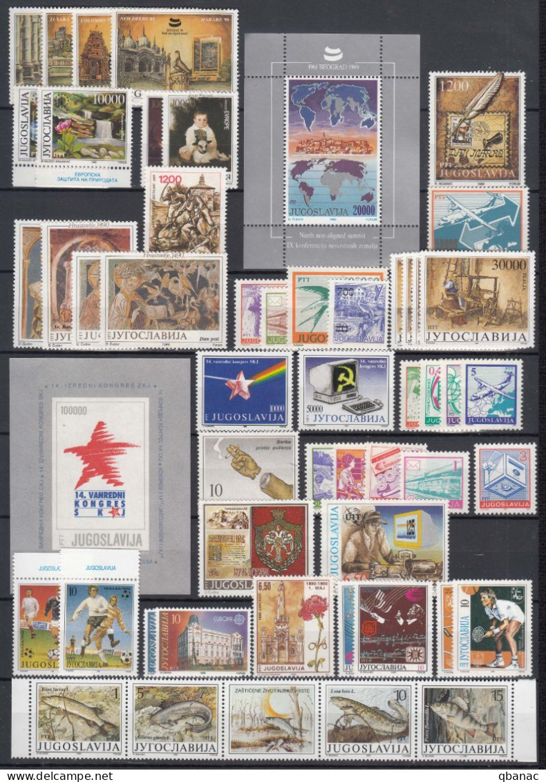 Yugoslavia Republic 1963-1992 (SFRJ period) Mi#1032-2533 compl. mint never hinged, surcharge stamps included