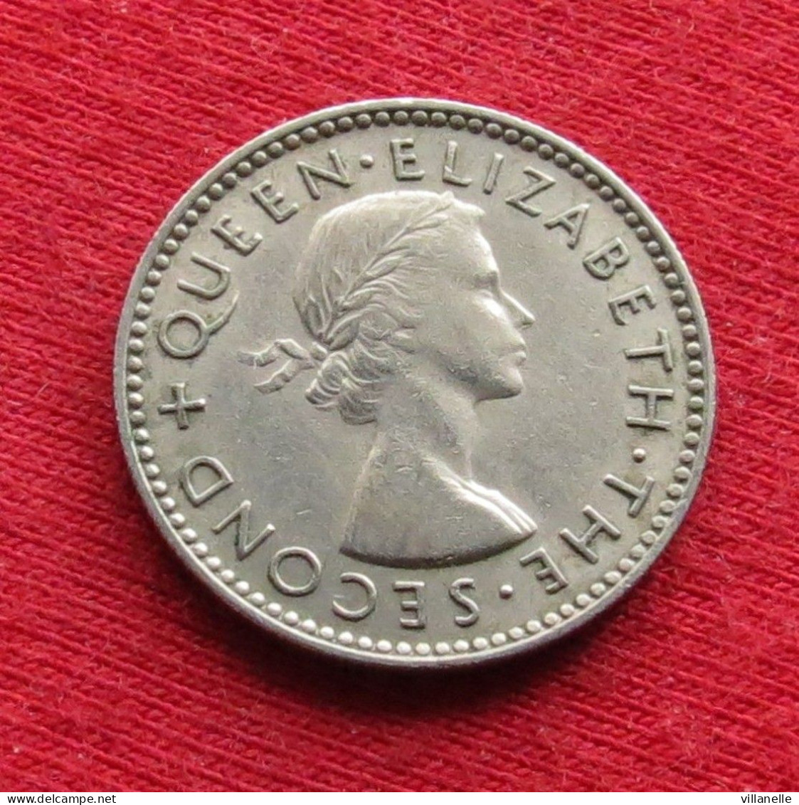 New Zealand 6 Sixpence Pence 1955 KM# 26.1 *VT Nova Zelandia Nuova Zelanda Nouvelle Zelande Six - Nueva Zelanda