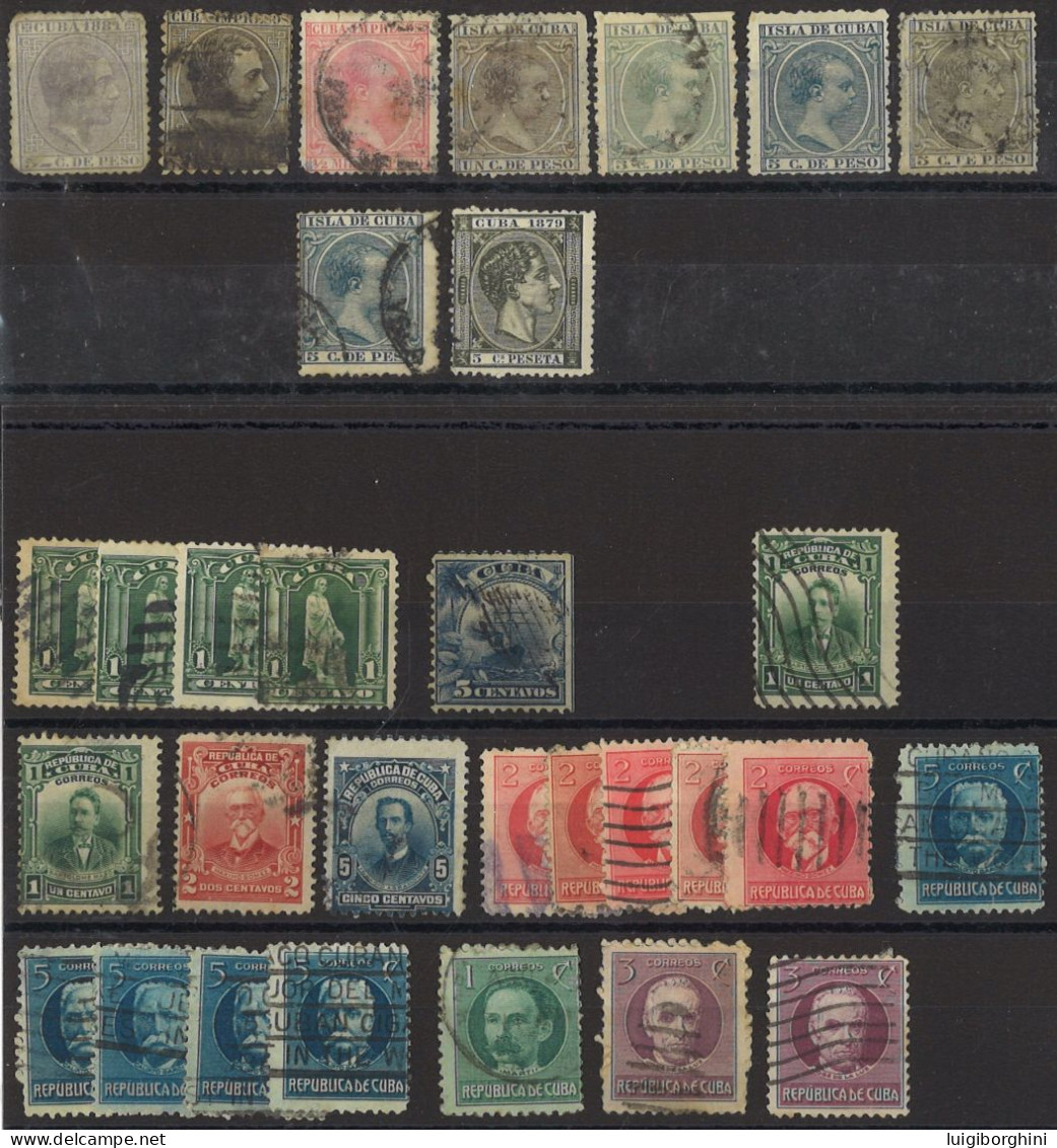 CUBA 1881 Ecc. - Selezione Usati - Used Stamps