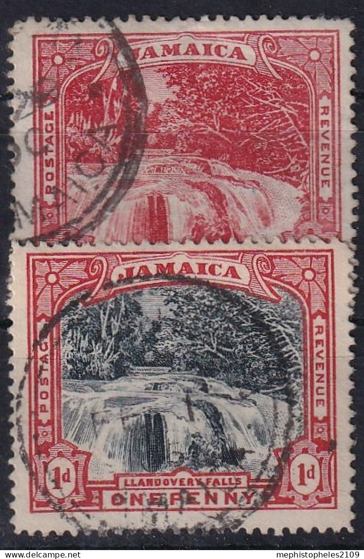 JAMAICA 1900/01 - Canceled - Sc# 31, 32 - Jamaïque (...-1961)