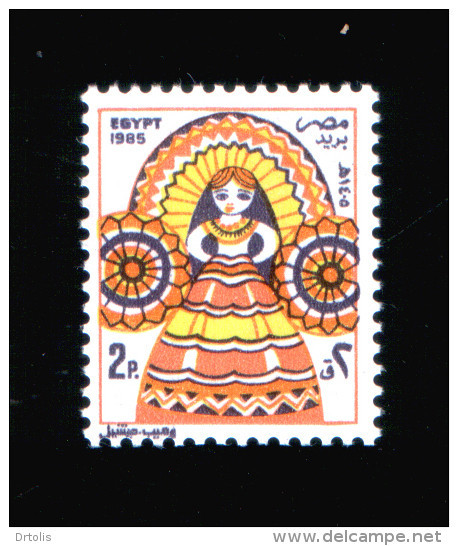 EGYPT / 1985 / FESTIVALS / EL-MOULID BRIDE ( FOLK DOLL ) / MNH / VF - Nuovi