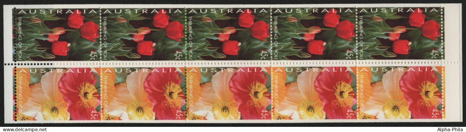 Australien 1994 - Mi-Nr. 1392-1393 D ** - MNH - MH 81 - Grußmarken - Booklets