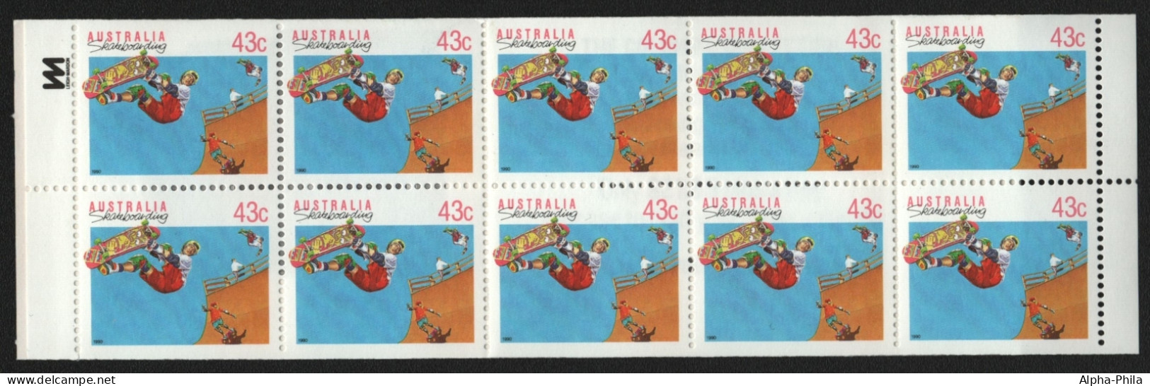 Australien 1990 - Mi-Nr. 1223 D ** - MNH - MH 0-68 - Sport - Postzegelboekjes