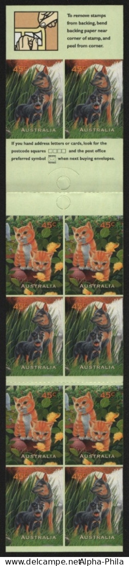 Australien 1996 - Mi-Nr. 1603-1604 ** - MNH - MH 108 - Bauernhoftiere - Postzegelboekjes