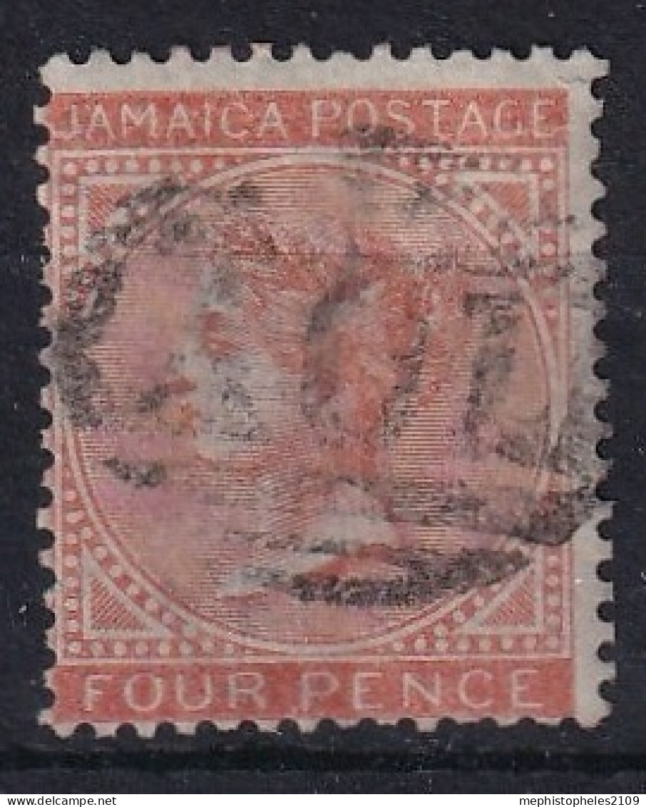 JAMAICA 1860 - Canceled - Sc# 4 - Jamaica (...-1961)