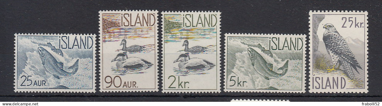 Islanda Nuovi:  N. 294-8 - Unused Stamps