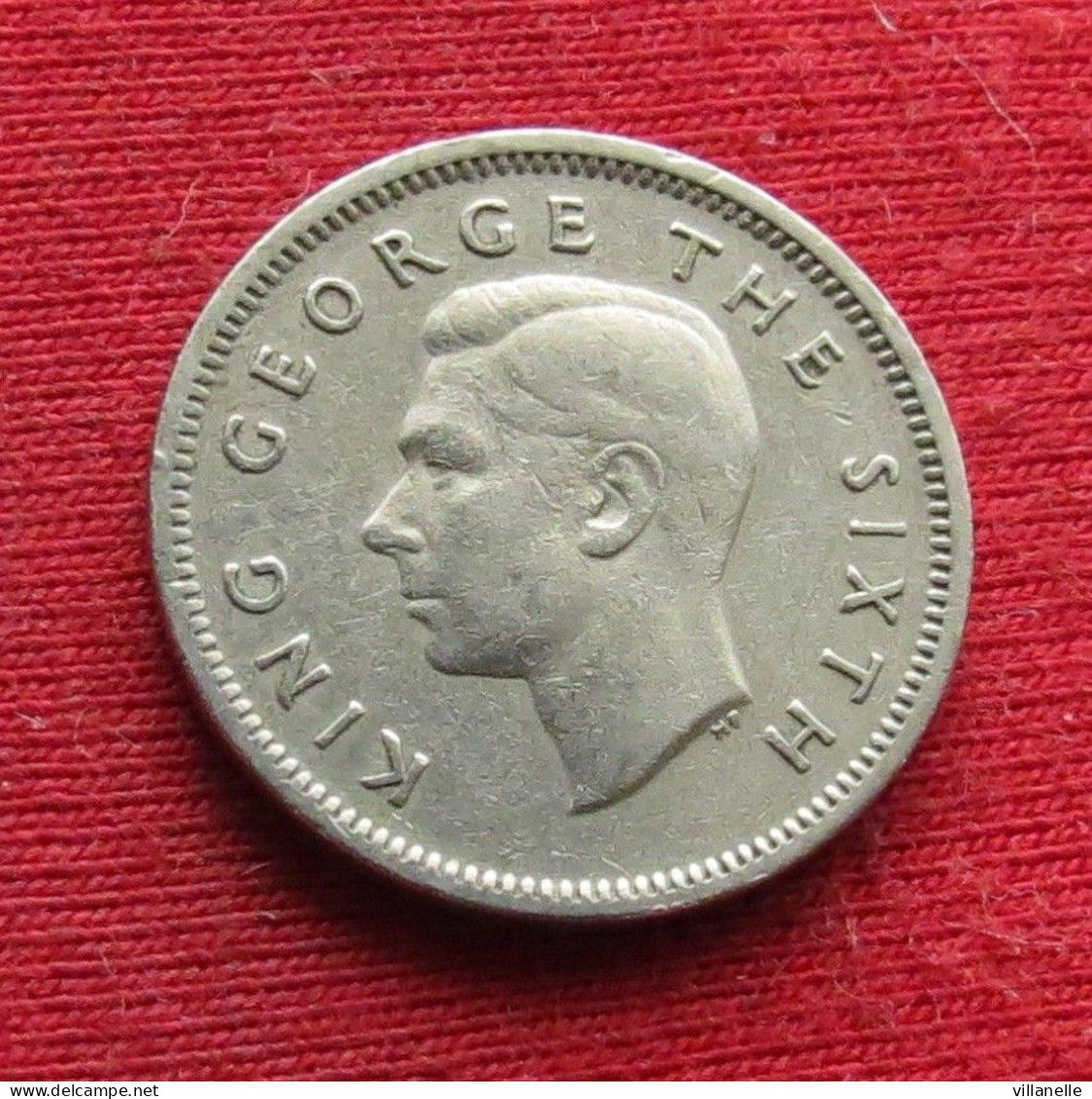 New Zealand 6 Pence 1948 KM# 16 *VT Sixpence  Nova Zelandia Nuova Zelanda Nouvelle Zelande Six 6 D - Nuova Zelanda