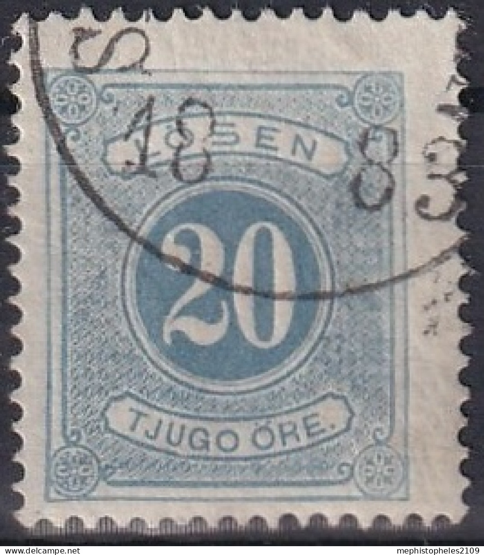 SWEDEN 1874 - Canceled - Sc# J6 - Taxe - Portomarken