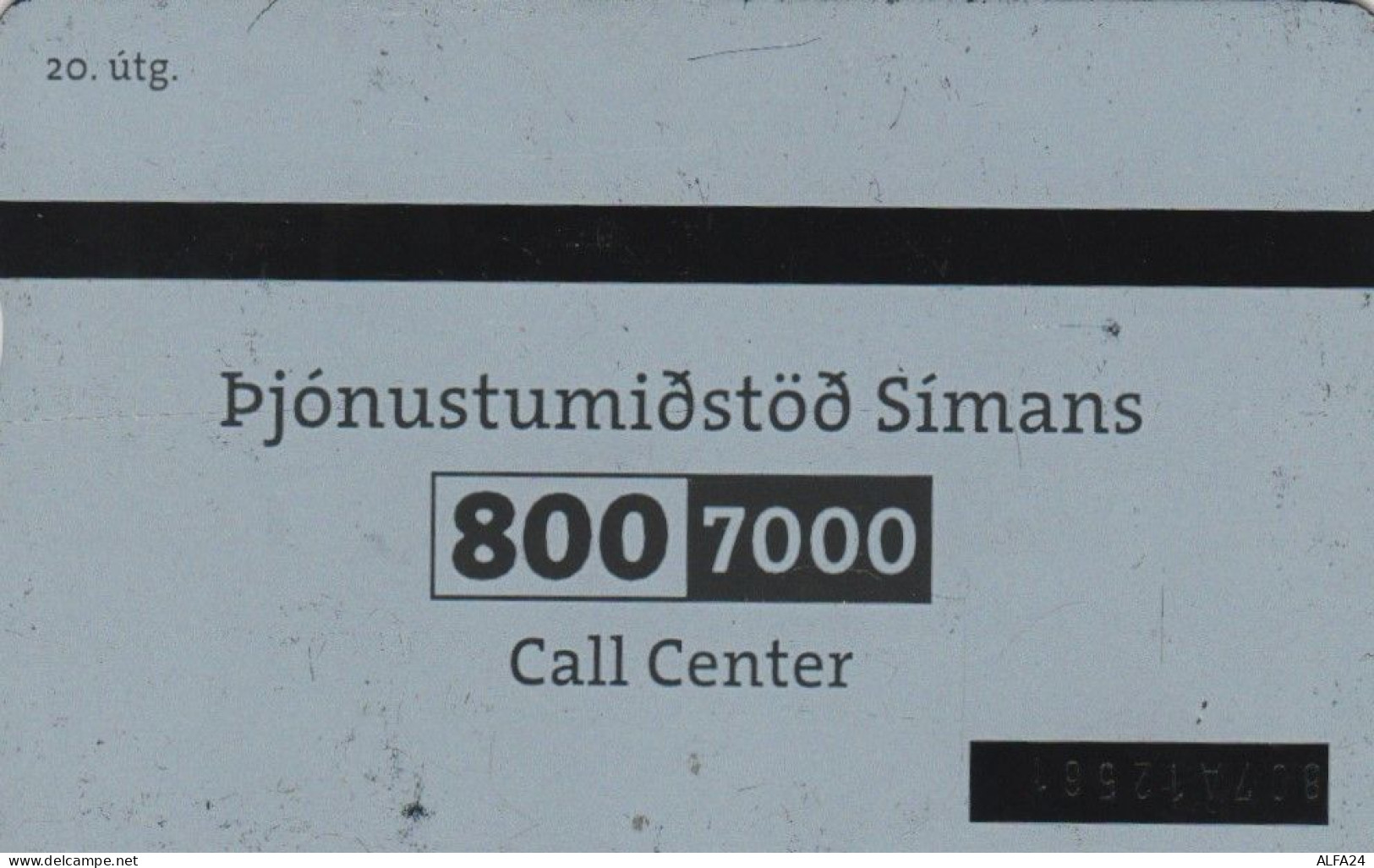 PHONE CARD ISLANDA (E104.57.4 - IJsland
